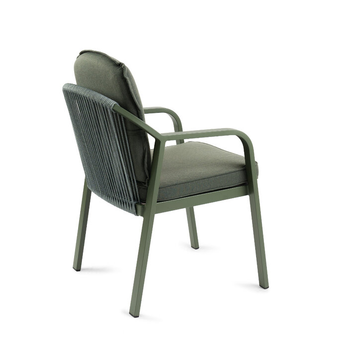 Tierra Outdoor Tierra Outdoor Pep Dining Chair Dark Green - Dark Green cushions - TO-6999 - OP=OP