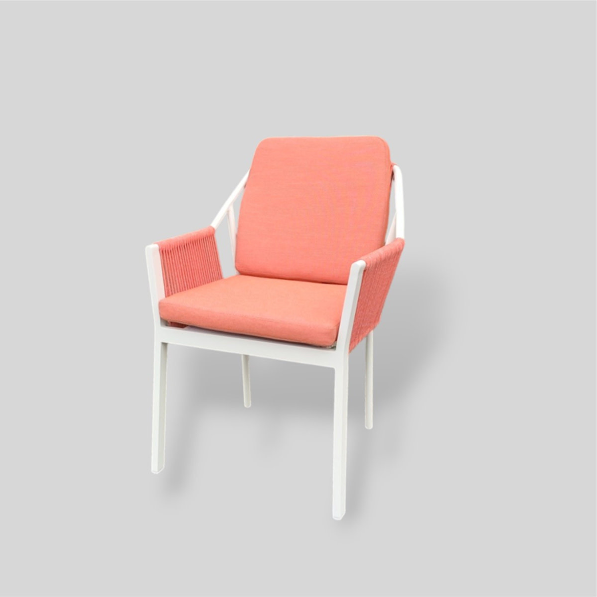 Tierra Outdoor Tierra Outdoor Liv Dining Chair met wit frame inclusief zitkussens - diverse kleuren - kleur