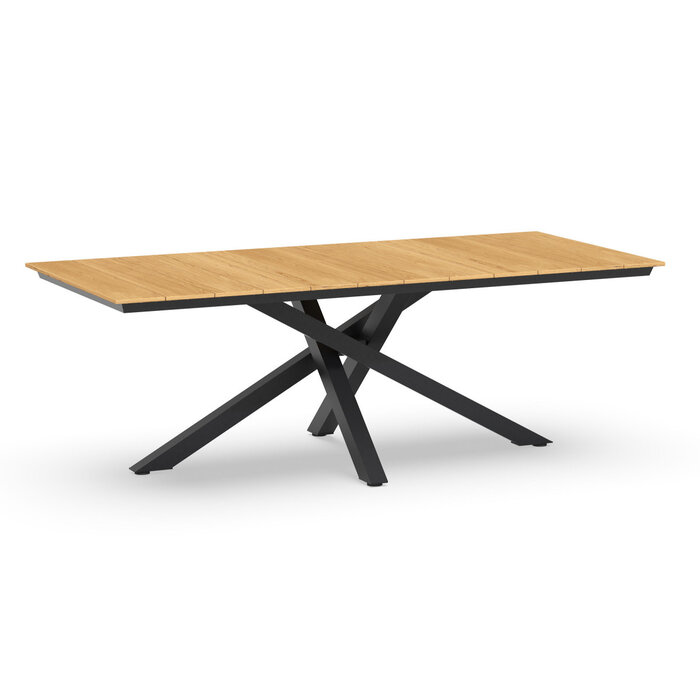 Tierra Outdoor Tierra Outdoor Orion Dining Table 220x100cm Grey -Teak - TO-6587