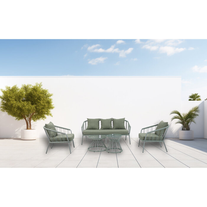 Hamilton Bay Outdoor Hamilton bay OASIS lounge set 5pcs Emerald green