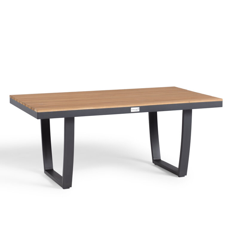 Tierra Outdoor Tierra Outdoor Valencia Lounge Table 105x60cm Grey - Teak - TO-6135
