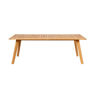 Traditional Teak Traditional tafel LUNA 217x90cm - teakhouten pootstel - teakhouten blad