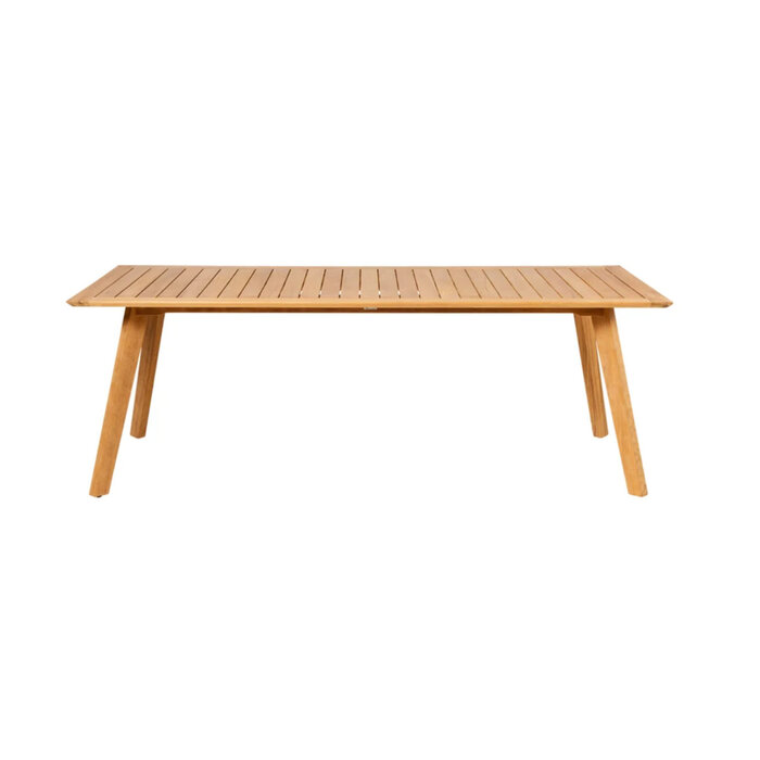 Traditional Teak Traditional tafel LUNA 217x90cm - teakhouten pootstel - teakhouten blad