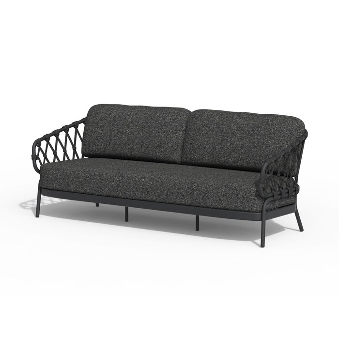 Tierra Outdoor Tierra Outdoor Natal Lounge 3-Seater Grey -Stone Grey cushions - TO-7747
