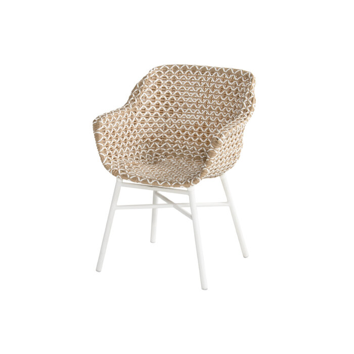 Hartman Hartman Delphine Dining Chair  royal white - honey