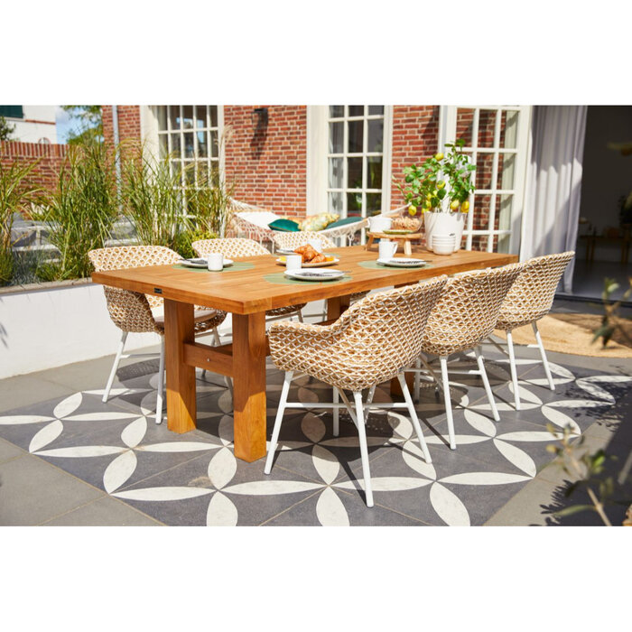Hartman Hartman Delphine Dining Chair  royal white - honey