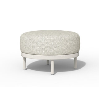 Tierra Outdoor Tierra Outdoor Fresca Lounge Hocker-Coffee Table Creme White -Dove cushions - TO-7717