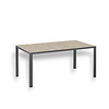 KETTLER table 160*95cm HPL Sandstone - CUBIC leg dark grey