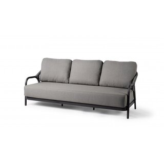 Tierra Outdoor Tierra Outdoor Fiona Lounge 3-Seater Grey -Charcoal Grey cushions - TO-5157