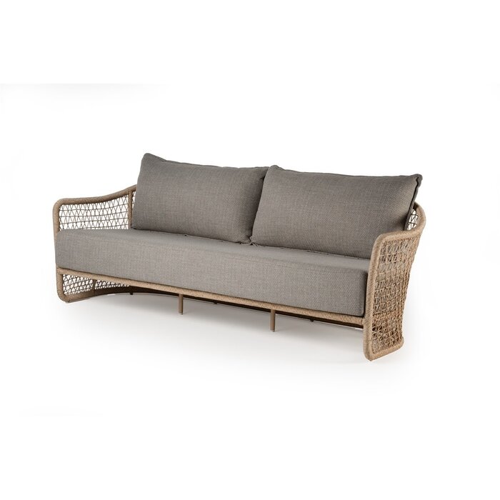 Tierra Outdoor Tierra Outdoor Blend Lounge 3-seater Natural Latte -Stone Grey cushions - 216 x 80 x 77 - TO-7425