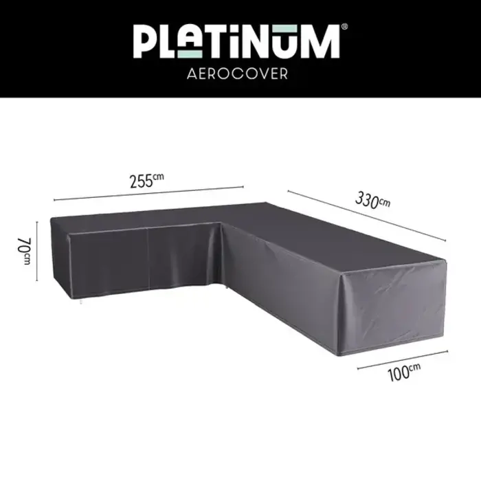 Platinum Aerocover Lounge cover L330x255x100xH70 Left art.7946