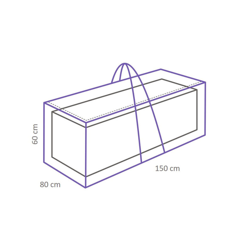 Outdoor covers CWINZA OUTDOOR COVERS Premium Lounge cushion bag 150x80x60cm -art.40102