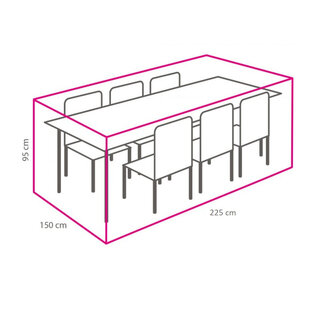 WINZA OUTDOOR COVERS diningsethoes 225x150x95cm - art.40100