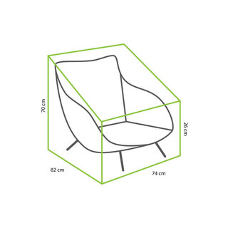 Tierra Outdoor Tierra Outdoor Cover Prince chair cover TO-5368