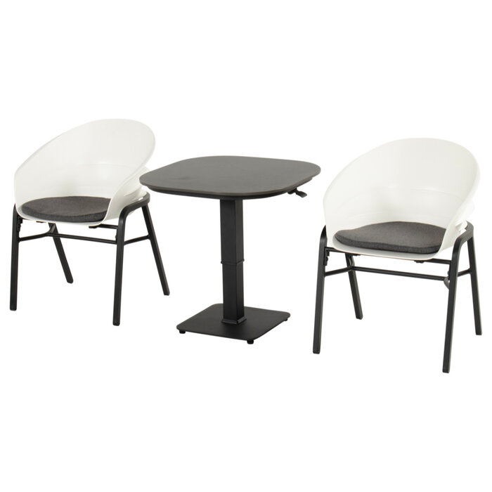 Hartman Hartman TUBB bistro table -70x70cm - height-adjustable - Black