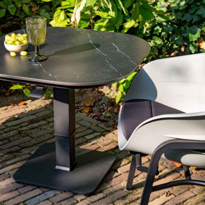 Hartman Hartman TUBB bistro table -70x70cm - height-adjustable - Black