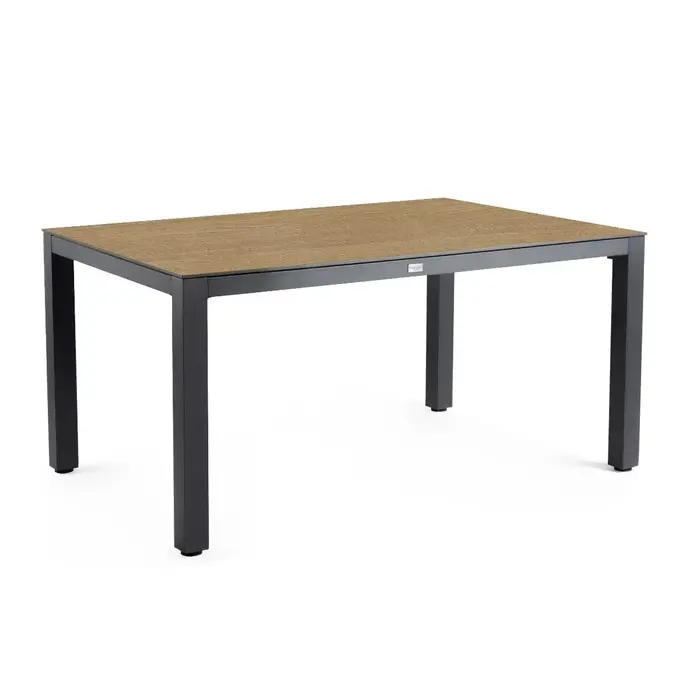 Tierra Outdoor Tierra 5-delig tuinset Avento standenstoel xerix met BRIGA tafel antraciet + HPL BERGAMO 160x90cm