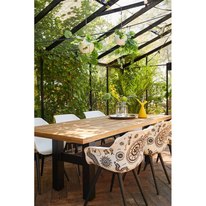 Hartman Hartman HERON Table 240x100cm - Xerix grey aluminium frame - Teak top