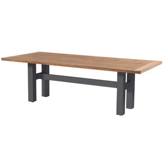 Hartman Hartman HERON Table 240x100cm - Xerix grey aluminium frame - Teak top