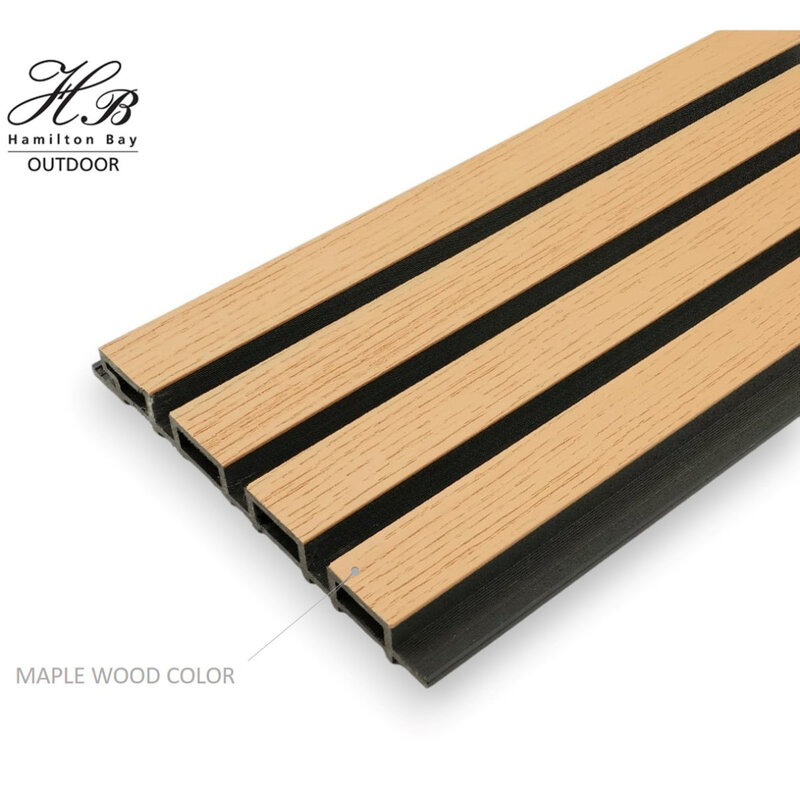 Hamilton Bay Outdoor Hamilton Bay OUTDOOR wall panel - MAPLE WOOD - composit - 2600x2190mm