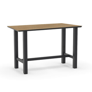 Tierra Outdoor Tierra Outdoor Bar Table 150x80cm  Grey -Bergamo Wood Trespa HPL - TO-8402