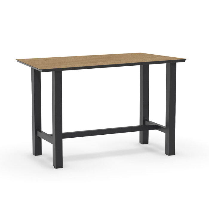 Tierra Outdoor Tierra Outdoor Bar Table 150x80cm  Grey -Bergamo Wood Trespa HPL - TO-8402