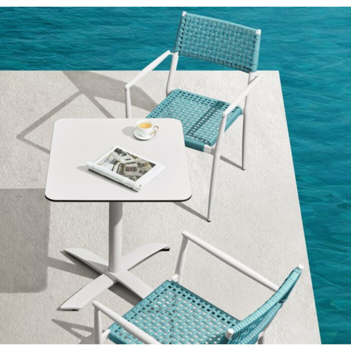 Higold Higold BLOOM Bistro Table 60x60cm with flip function White with HPL top