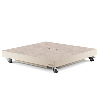 Platinum Parasolvoet Ceramica voor zweefparasol - vulbaar tot 90kg - kleur SANDSTONE art.6105