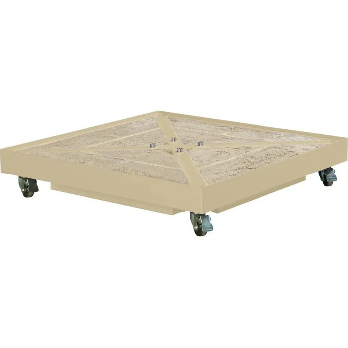 Platinum Parasolvoet Ceramica voor zweefparasol - vulbaar tot 90kg - kleur SANDSTONE art.6105