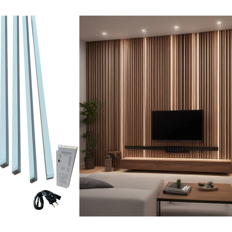 Hamilton Bay Outdoor Hamilton Bay - Led strip set - for wall panels - 4strips 2700x12x10mm -plus ac-adapter power source