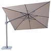 Platinum Sun & Shade floating parasol Challenger T² 300x300 Taupe - art.7139E