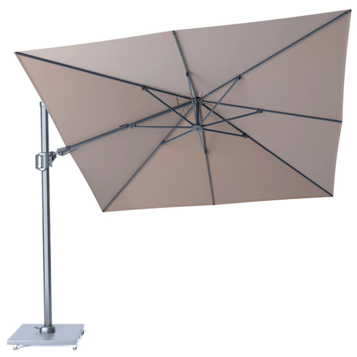 Platinum Platinum Sun & Shade zweefparasol Challenger T2 - 300x300 - Taupe - art.7139E