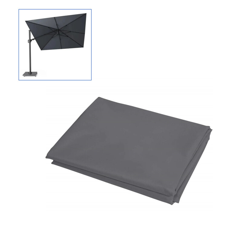 Platinum Platinum Sun & Shade zweefparasol DOEK DONKERGRIJS voor de Challenger T2 - 300x300 - art.7639