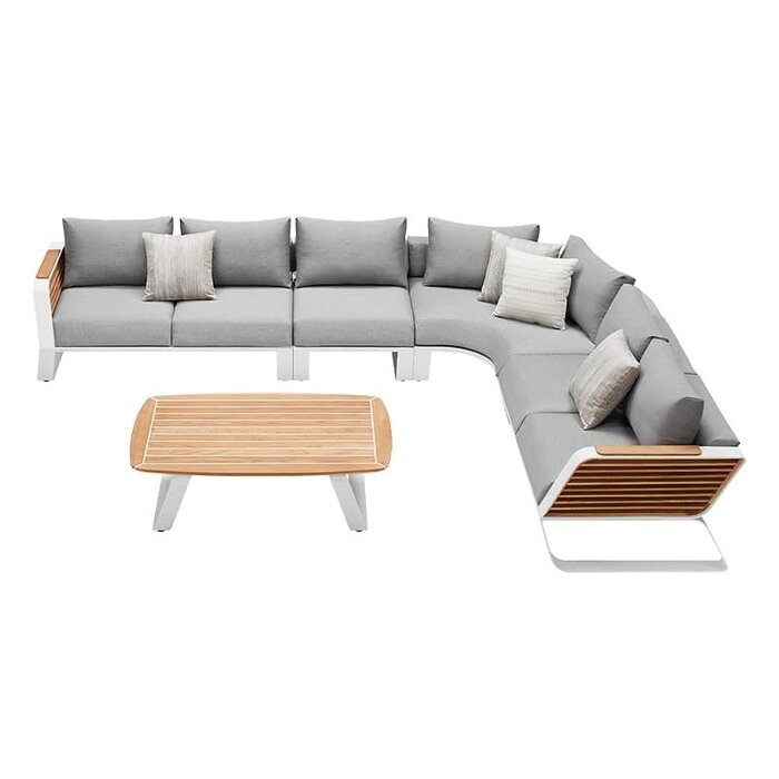 Higold Higold Wing 5-piece XL Corner Lounge Yacht Glue Set White/Grey