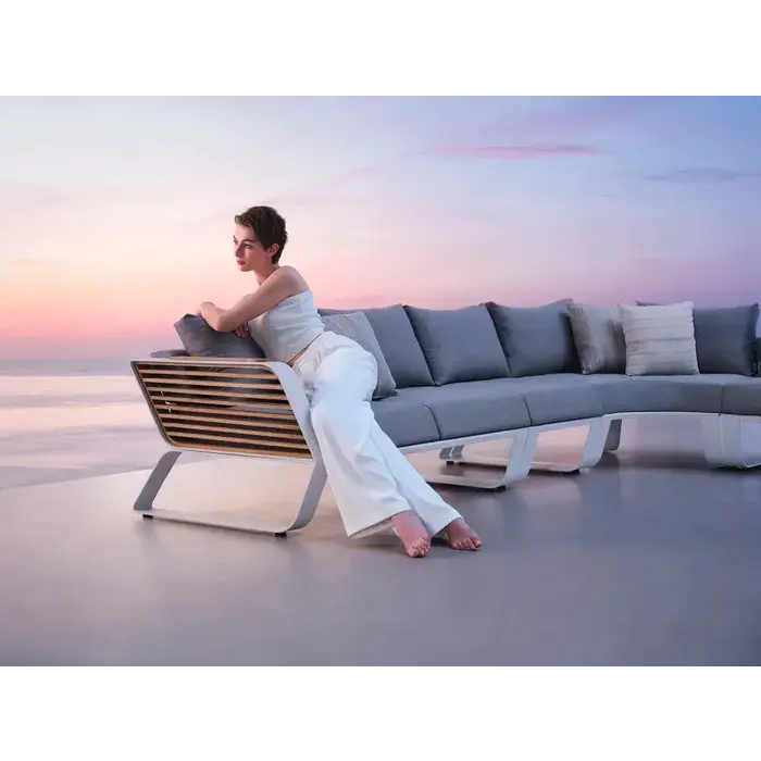 Higold Higold Wing 5-piece XL Corner Lounge Yacht Glue Set White/Grey