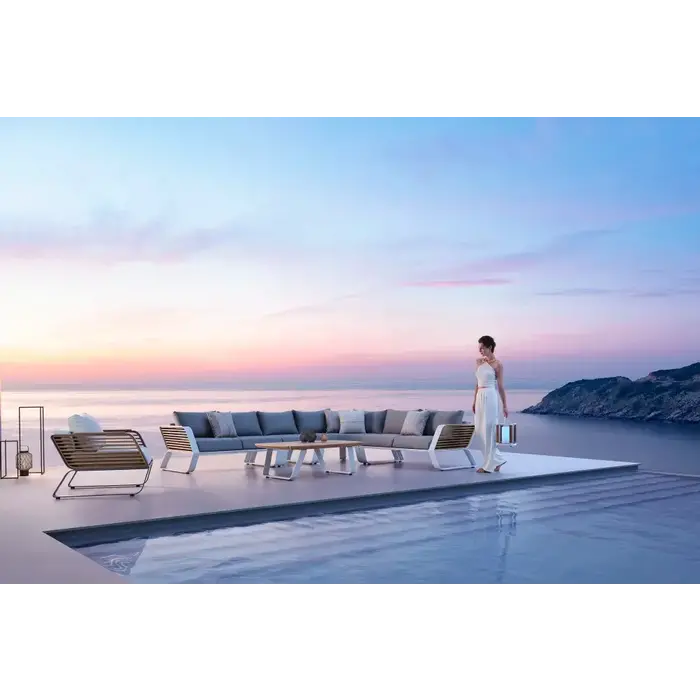 Higold Higold Wing 5-piece XL Corner Lounge Yacht Glue Set White/Grey