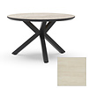 Tierra Outdoor Orbital Dining Table 120cm round Grey - Trespa HPL top -
