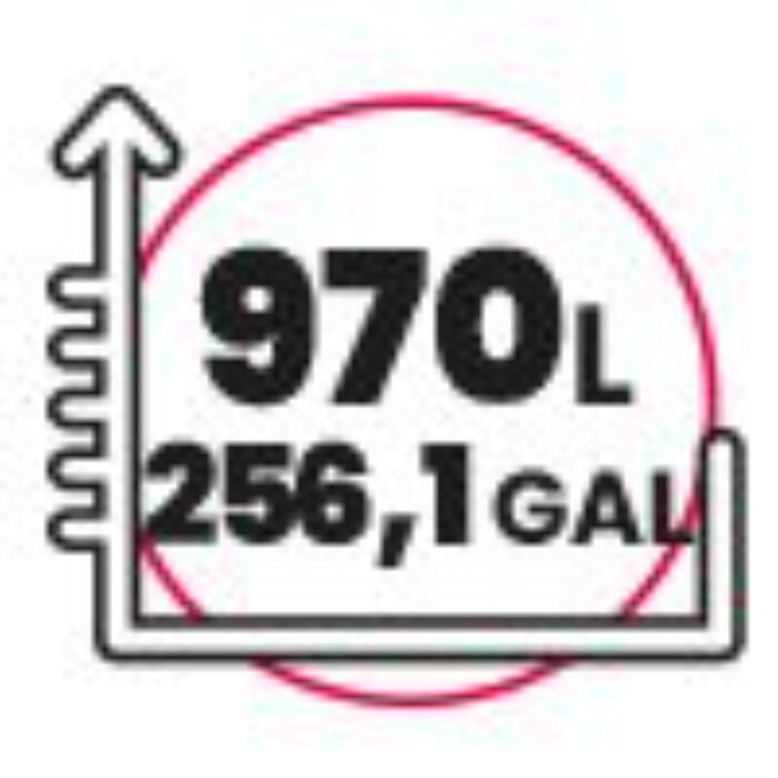 Toomax Toomax Kussenkist kussenbox Dolomiti - 970L - 146x82x85cm - Kunststof Grey Wood