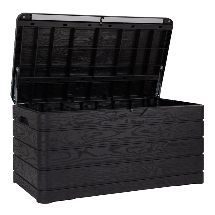 Toomax Kussenkist kussenbox Dolomiti - 500L - 130x65x64cm - Kunststof Grey Wood