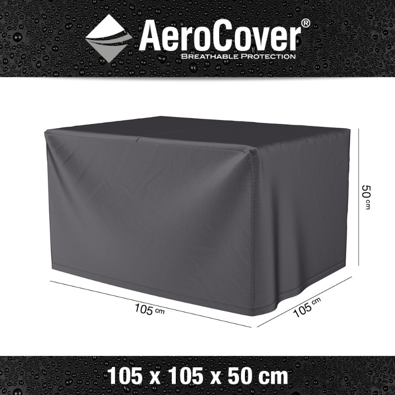 Platinum Aerocover Lounge, Coffee, Fire table cover 105x105xH50 art.9116