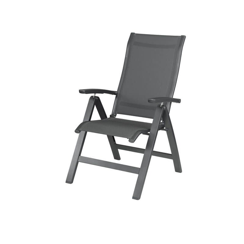 Kettler Kettler ALTURA CURVE fauteuil VERSTELBAAR alu-text. Grijs