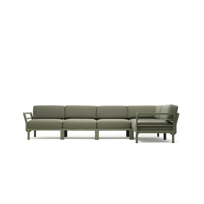 Nardi Nardi Maximo 5 modular lounge corner Cactus frame - Timo Sunbrella cushions