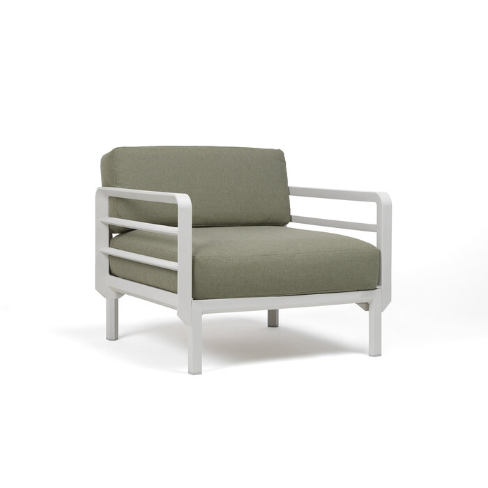 Nardi Nardi Maximo Loungestoel Modulair Gesso light grey frame - Timo Sunbrella cushions