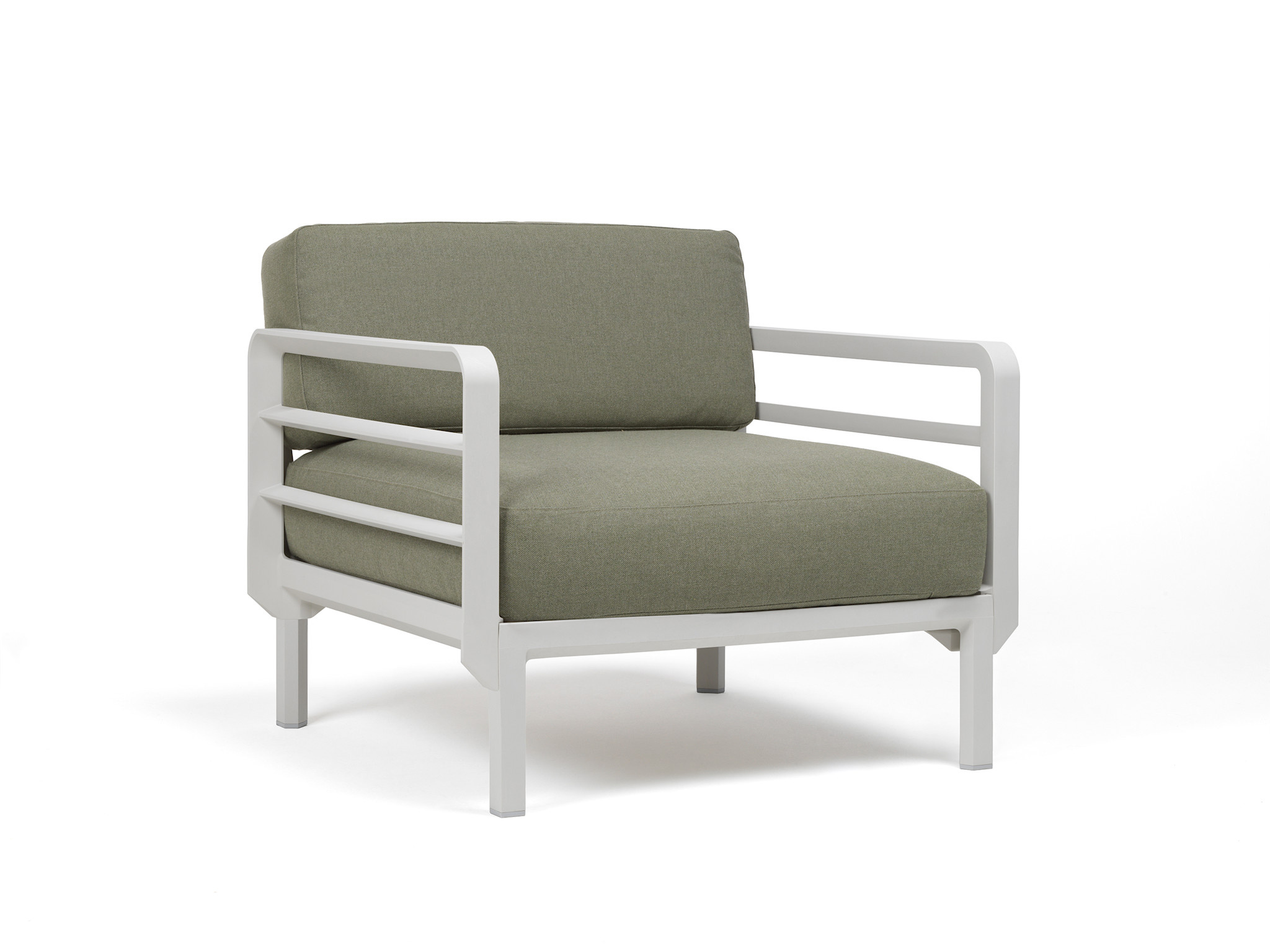 Nardi Nardi Maximo Loungestoel Modulair Gesso light grey frame - Timo Sunbrella cushions