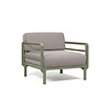 Nardi Maximo Loungestoel Modulair Cactus frame - Lava Sunbrella cushions