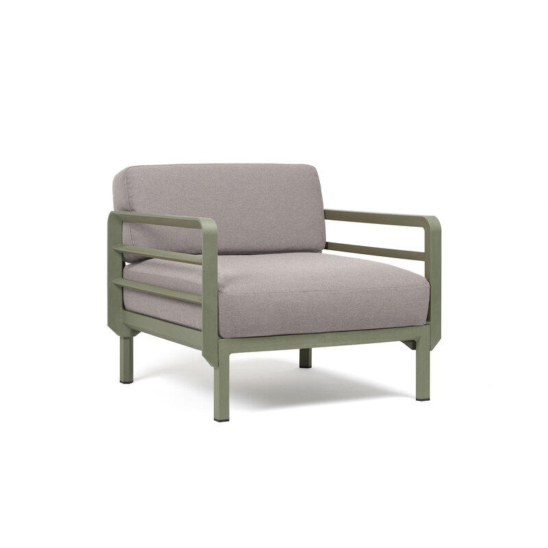 Nardi Nardi Maximo Loungestoel Modulair Cactus frame - Lava Sunbrella cushions