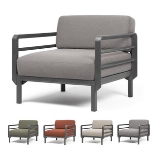 Nardi Nardi Maximo Loungestoel Modulair - Basalt Grijs frame kleur - Diverse Sunbrella kussenkleuren -