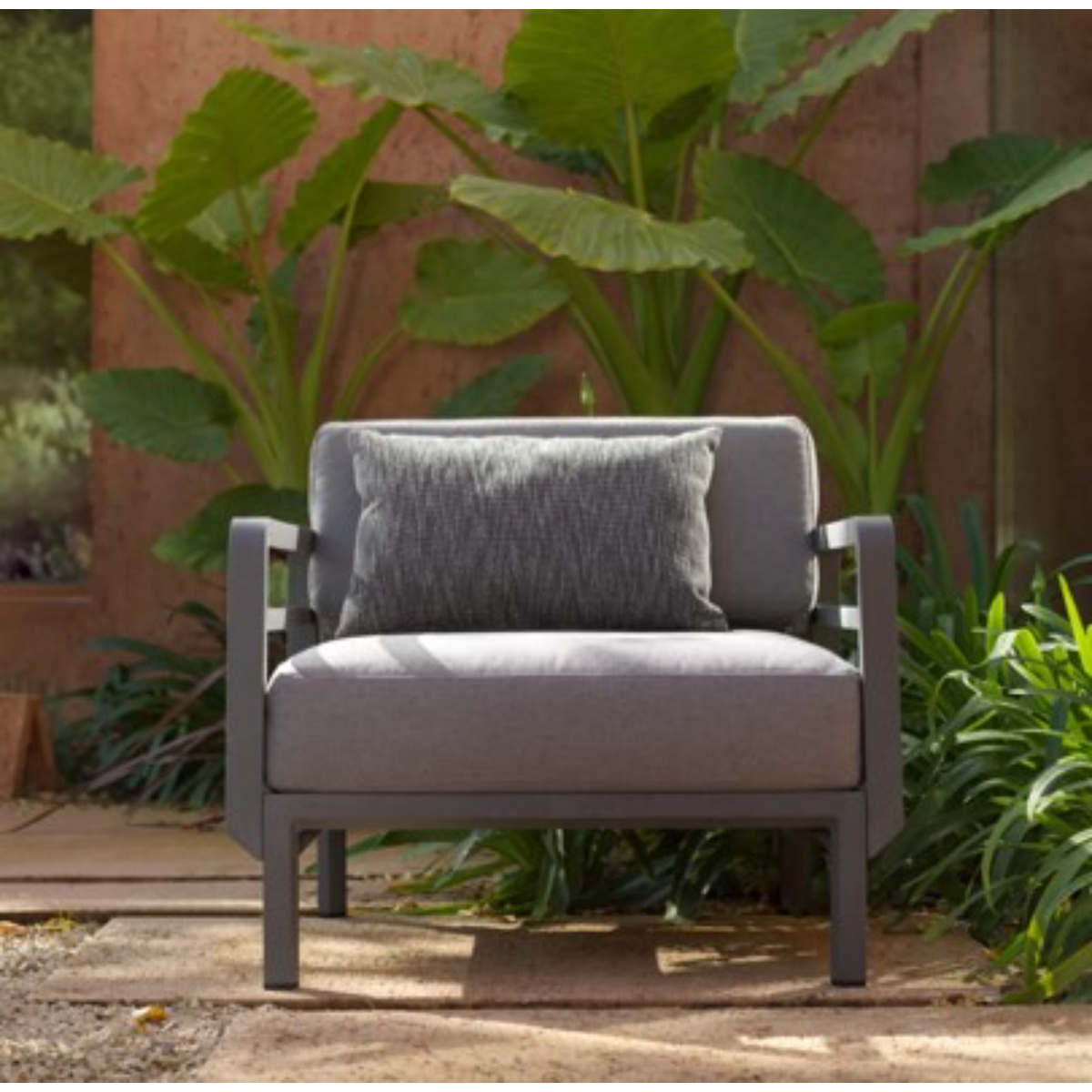 Nardi Nardi Maximo Loungestoel Modulair - Basalt Grijs frame kleur - Diverse Sunbrella kussenkleuren -