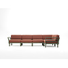 Nardi Maximo 5 - modulaire lounge hoek - Cactus groen frame - diverse Sunbrella kussenkleuren -