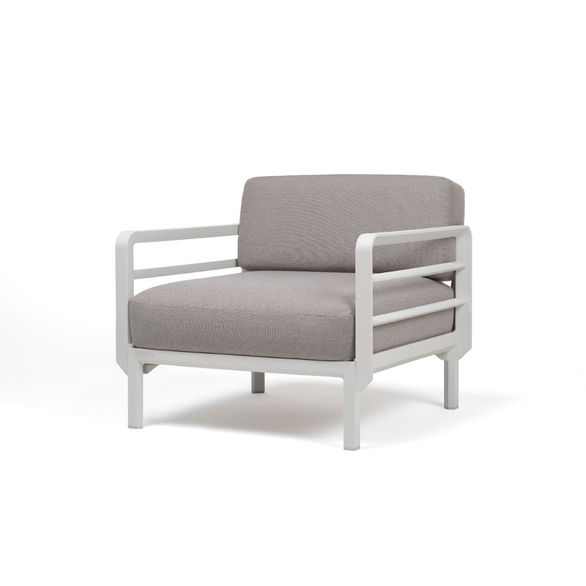 Nardi Nardi Maximo Loungestoel Modulair - Gesso licht grijs frame - diverse Sunbrella kussenkleuren -